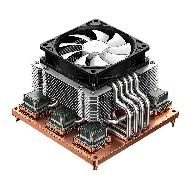 多 CPU 集成服务器散热器